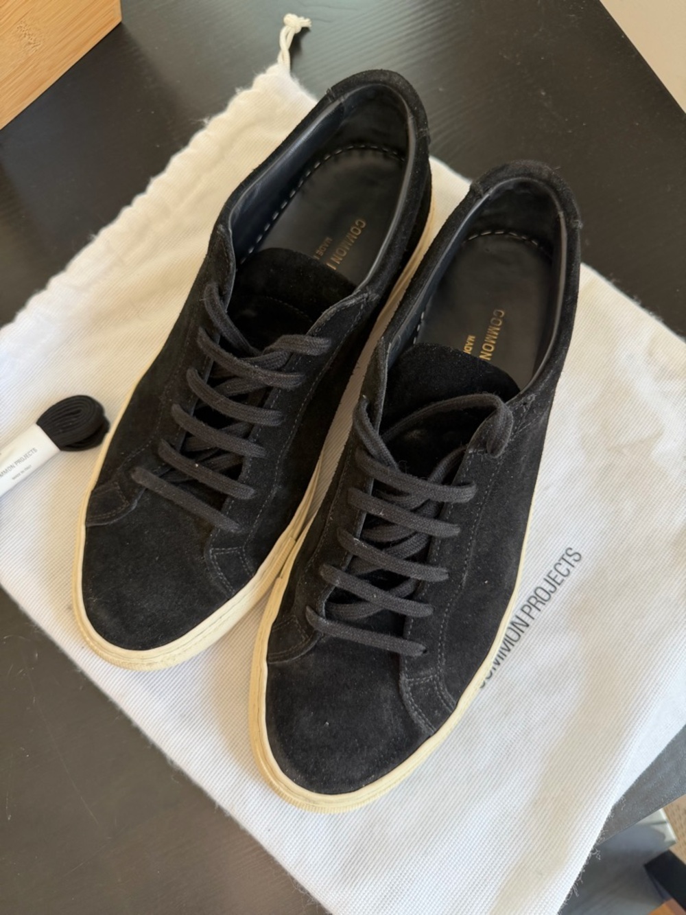 Common Projects Achilles Low black suede, EU 40